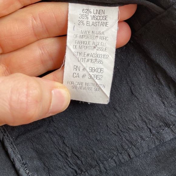 **SOLD** Theory linen jacket - Picture 4 of 5
